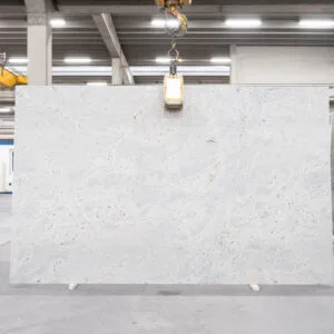 Kashmir White Leatherlook Graniet Keukenbladen