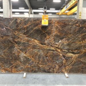 Marmeren Keukenbladen Forest Brown Poli