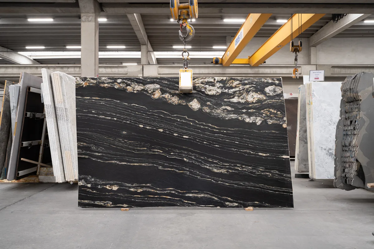Belvedere Leatherlook Kwartsiet Aanrechtbladen
