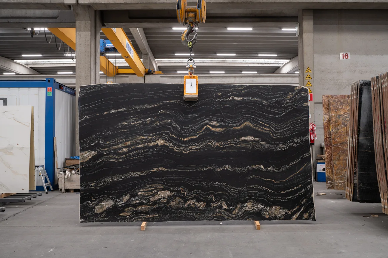 Belvedere Leatherlook Kwartsiet Aanrechtbladen