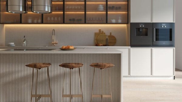 Caesarstone Oyster Composiet Aanrechtbladen