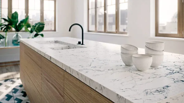 Composiet Aanrechtbladen Caesarstone White Attica