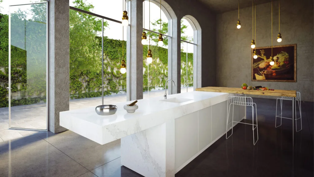 Composiet Werkbladen Calacatta Nuvo Caesarstone