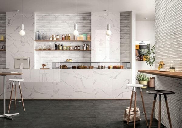 Marazzi Marble Look Statuario keramiek Keukenbladen