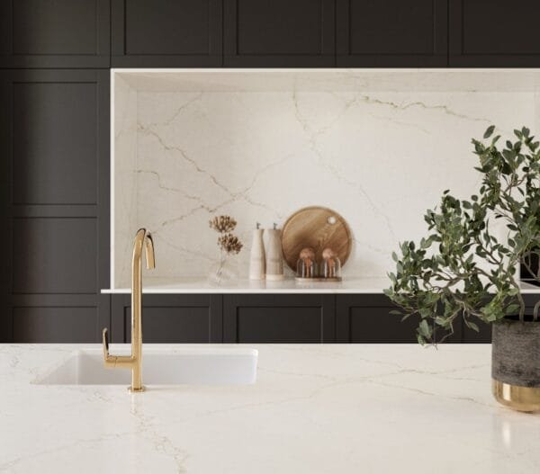 Silestone Blanc Elysee Composiet Keukenbladen