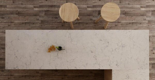 Unistone Valley White Composiet Aanrechtbladen
