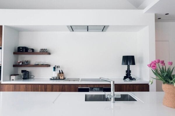 Unistone Bianco Extreme Composiet Aanrechtbladen