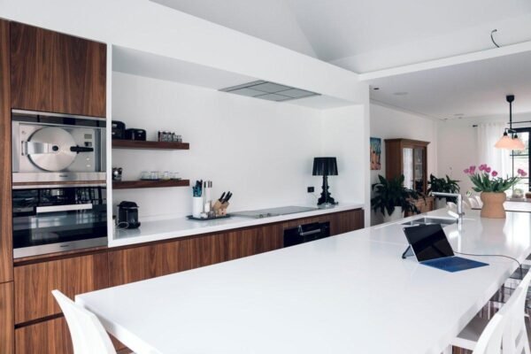 Unistone Bianco Extreme Composiet Aanrechtbladen